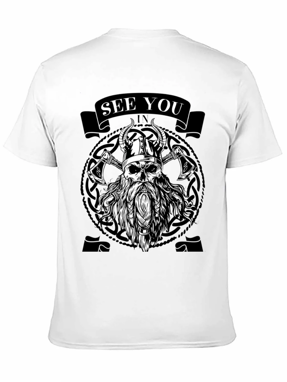 Viking Skull Graphic Tee - See You In Valhalla product image 10