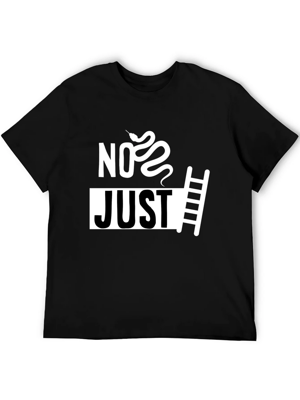 No Just Ladder T-Shirt - Snake & Graphic Tee product image 5