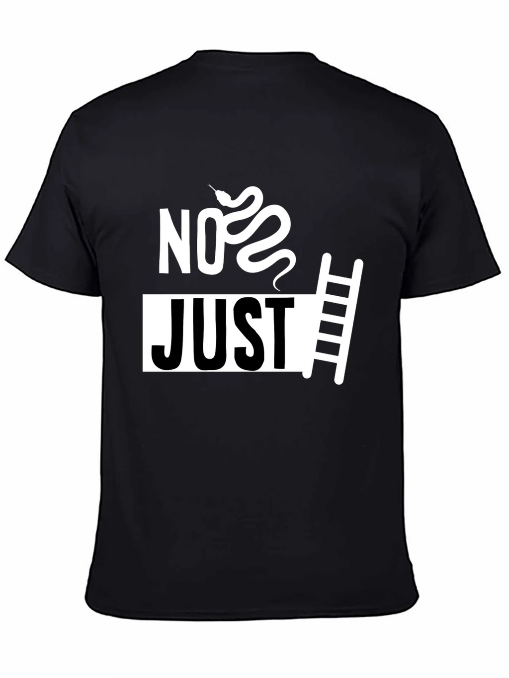No Just Ladder T-Shirt - Snake & Graphic Tee product image 4
