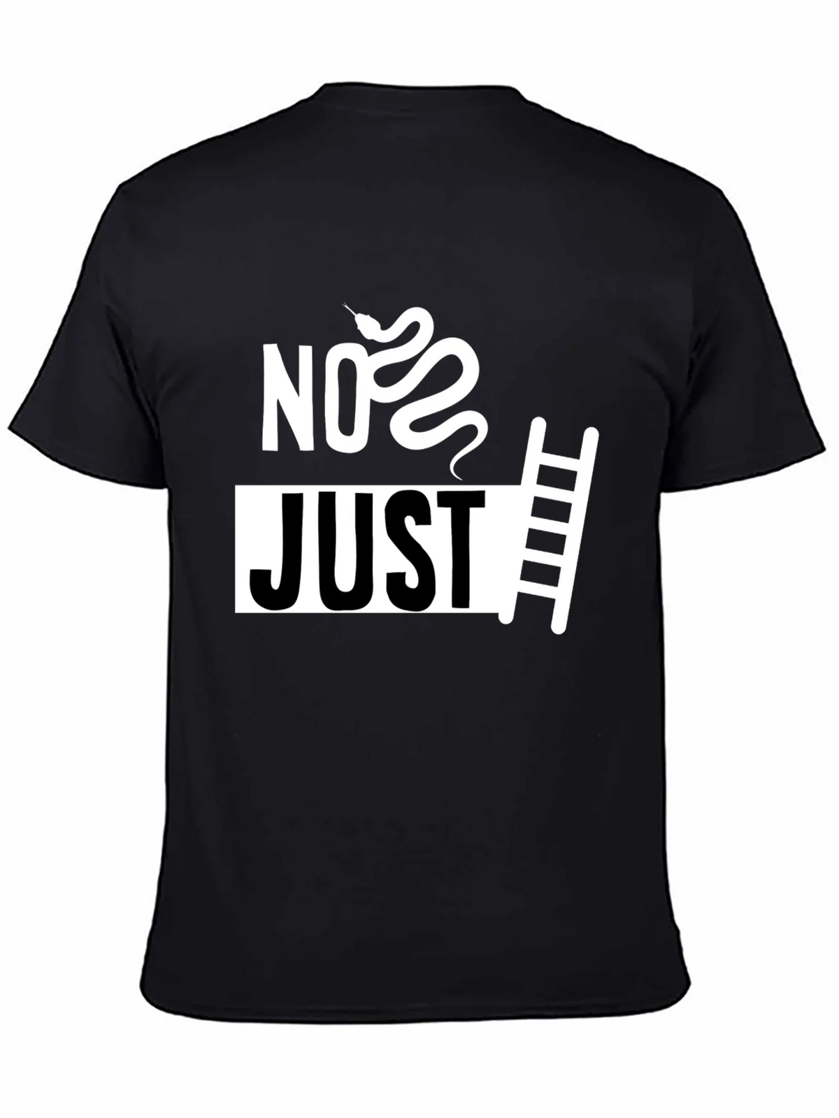 No Just Ladder T-Shirt - Snake & Graphic Tee product image 4