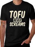 Tofu Never Screams Graphic Tee - Comfort & Style product image 1