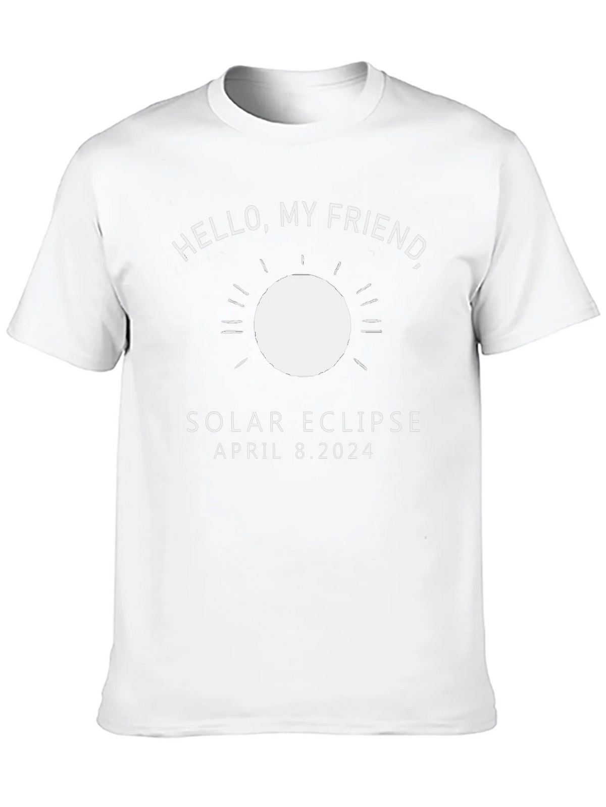 Solar Eclipse April 8 2024 Black T-Shirt product image 9