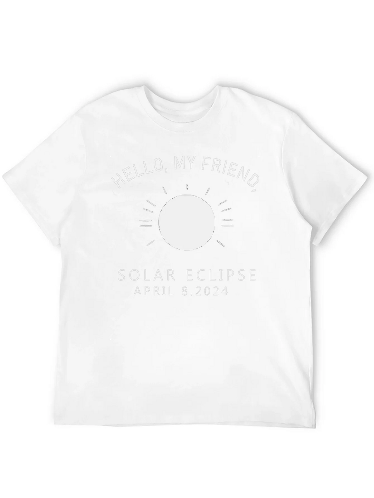 Solar Eclipse April 8 2024 Black T-Shirt product image 11