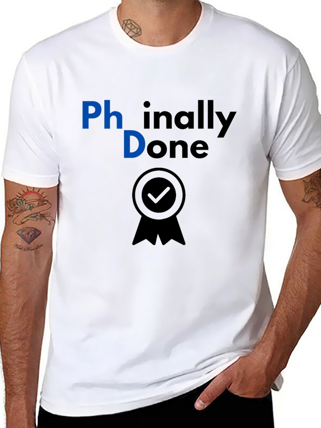 Phinally Done PhD Graduation T-Shirt product image 7