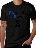 Phinally Done PhD Graduation T-Shirt product image 1