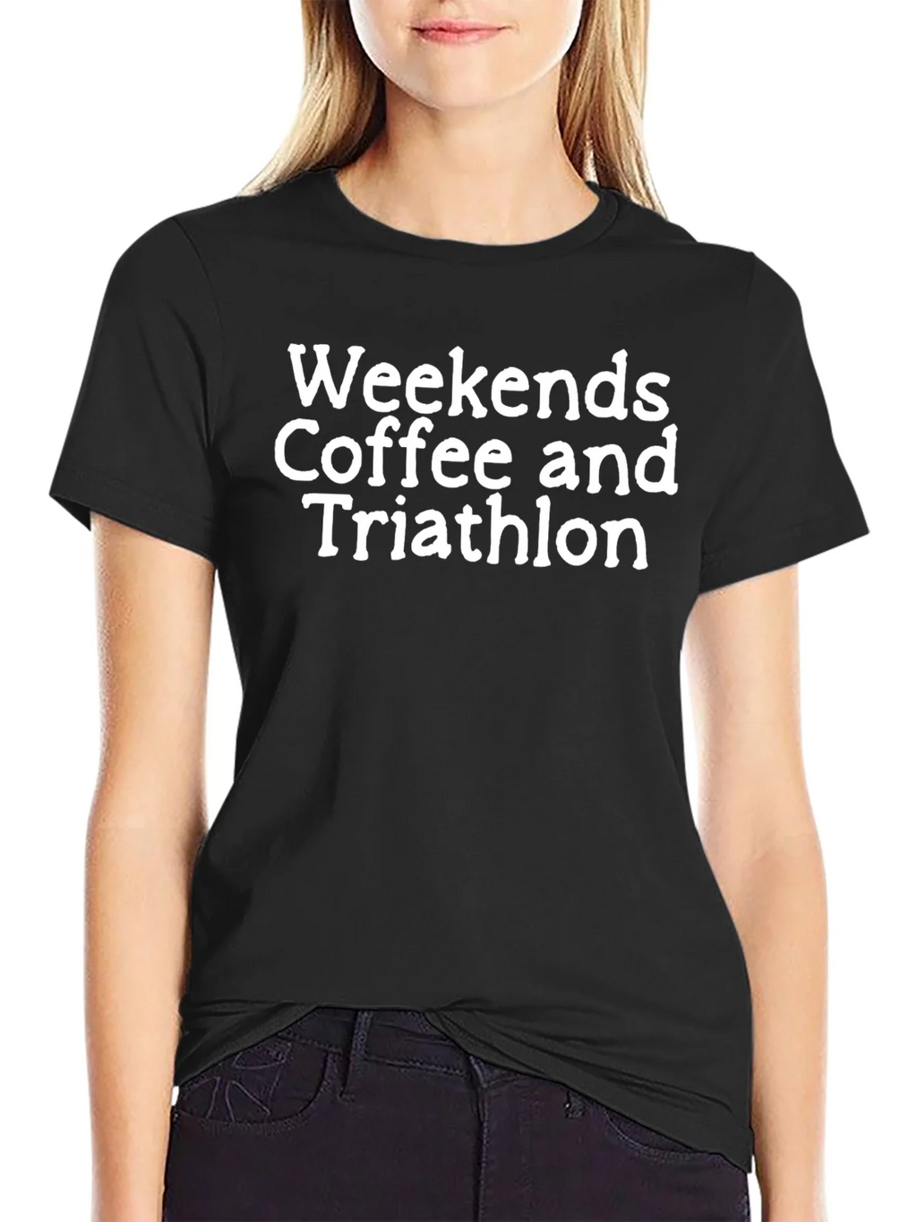 Weekends Coffee and Triathlon Graphic Tee product image 2