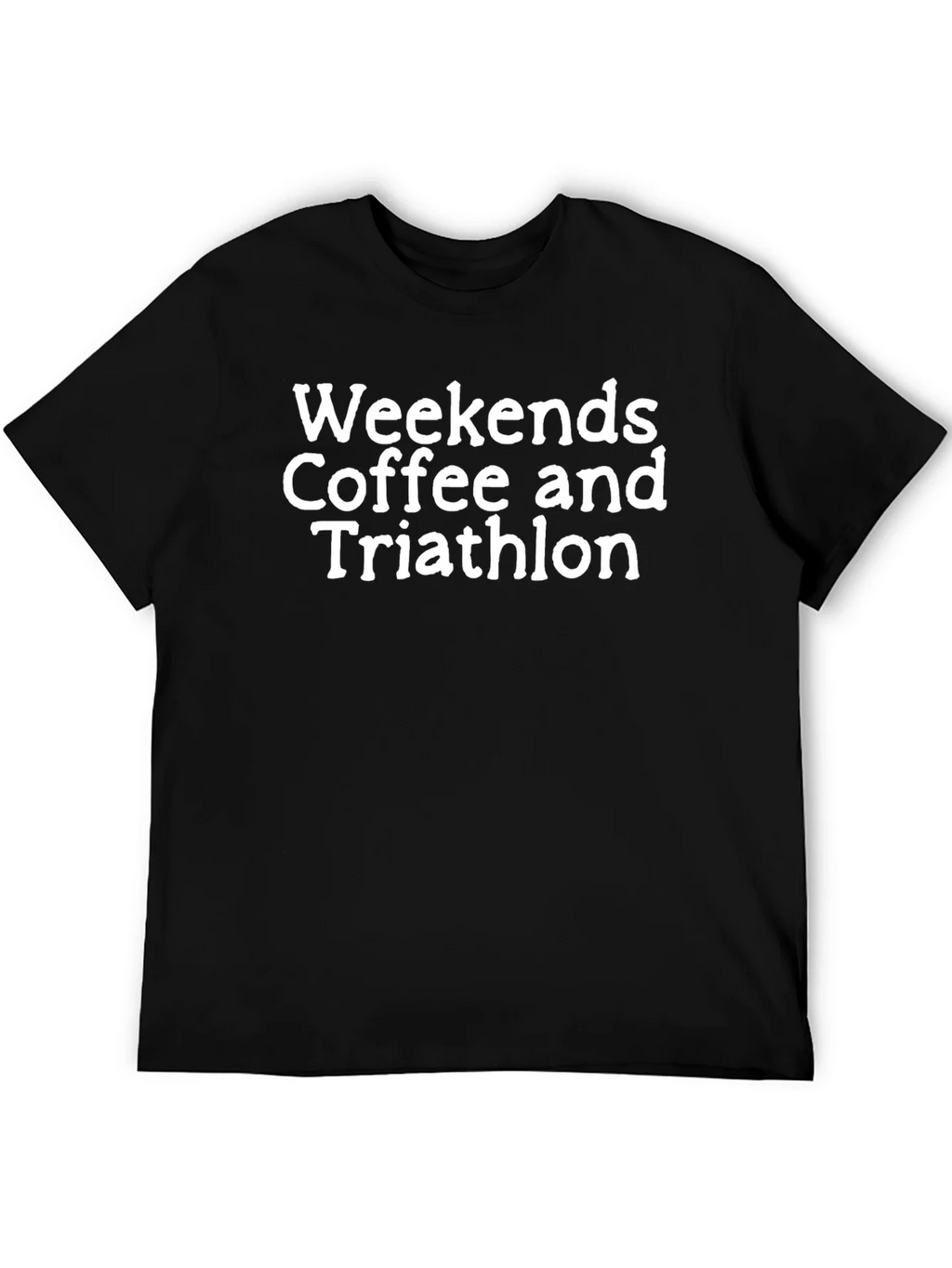 Weekends Coffee and Triathlon Graphic Tee product image 5