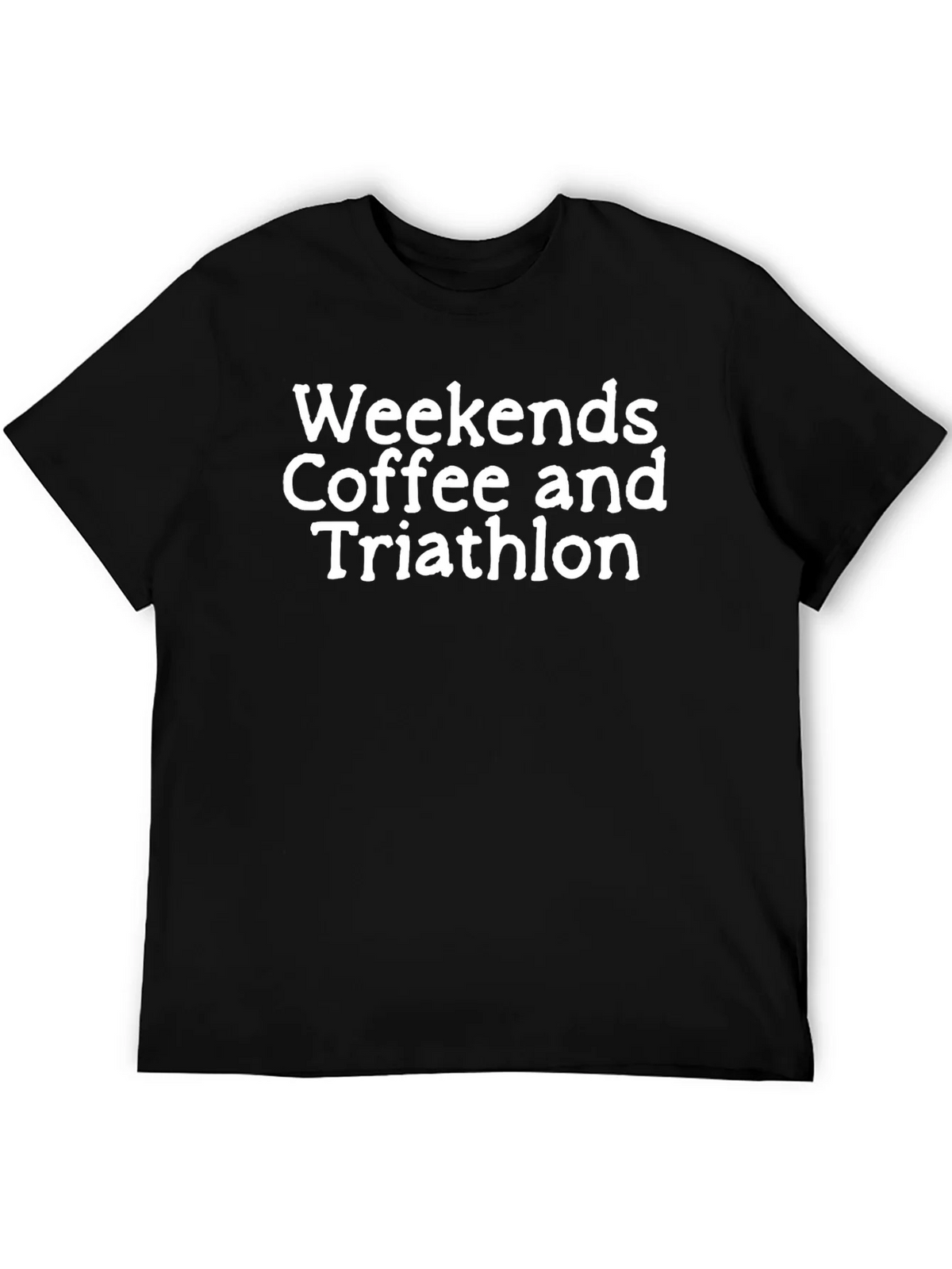 Weekends Coffee and Triathlon Graphic Tee product image 5