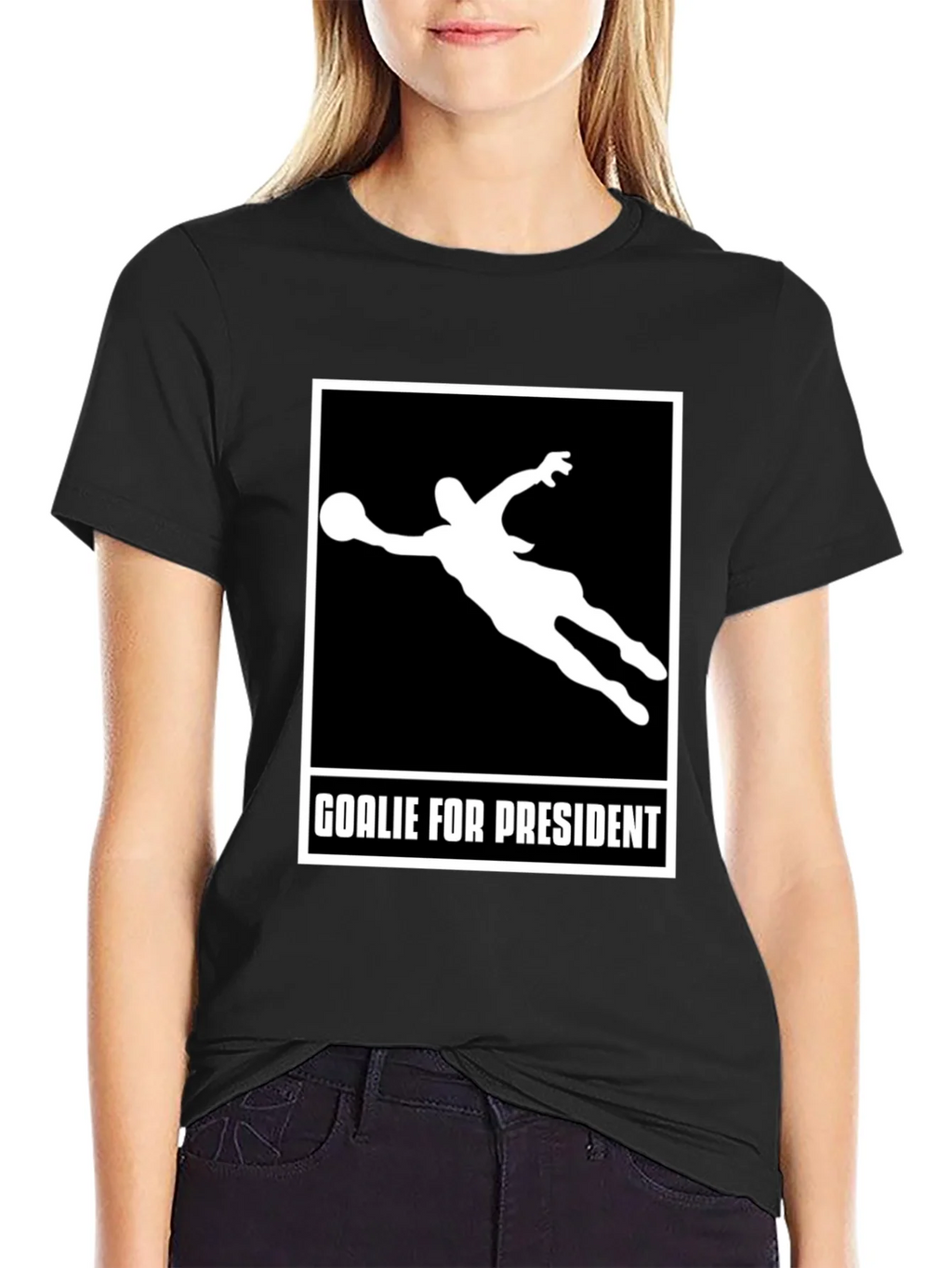 Goalie for President Graphic T-Shirt product image 2