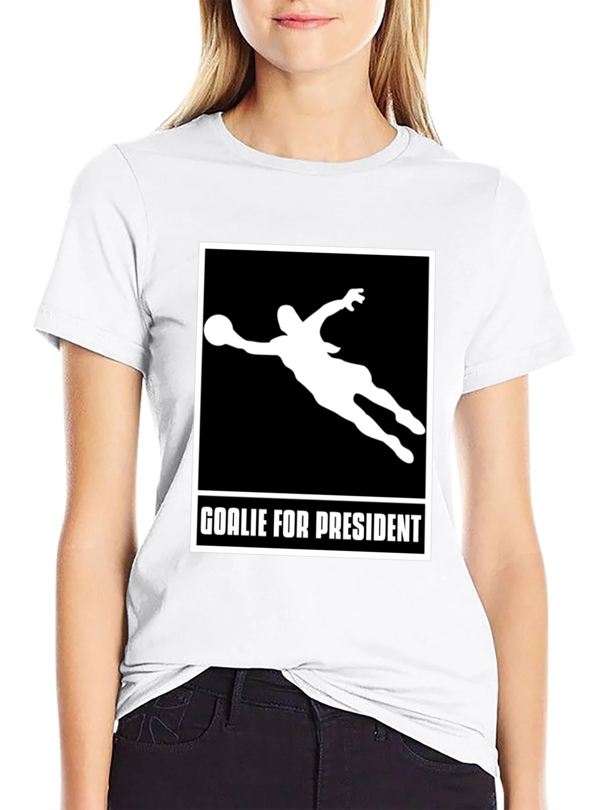 Goalie for President Graphic T-Shirt product image 8