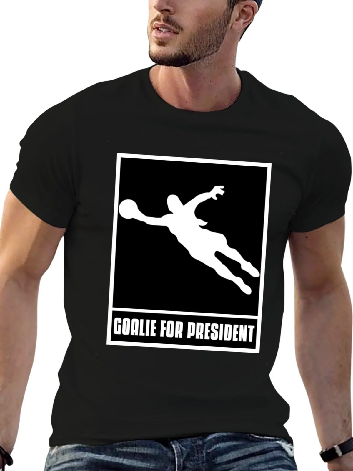 Goalie for President Graphic T-Shirt product image 6