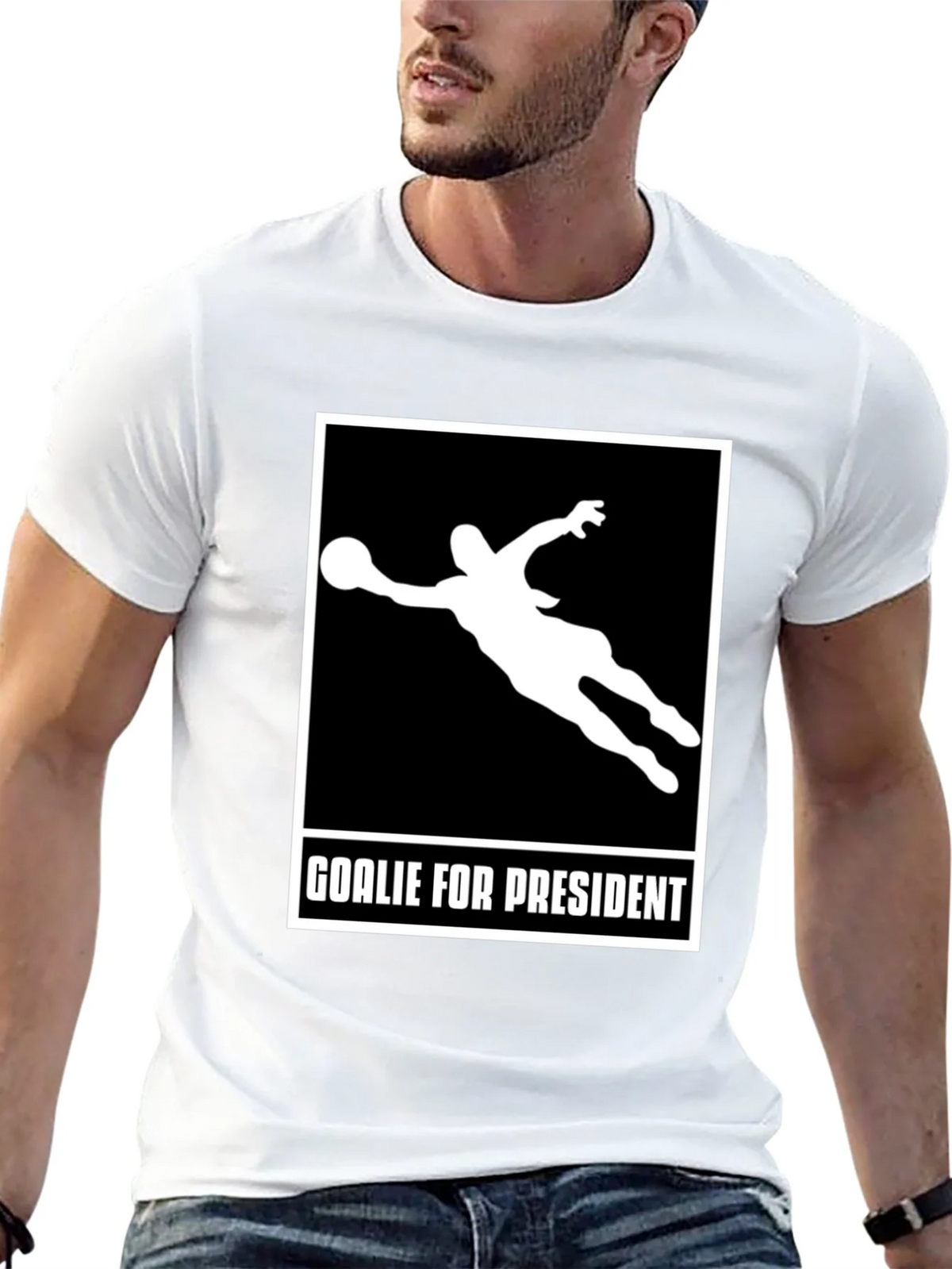 Goalie for President Graphic T-Shirt product image 12