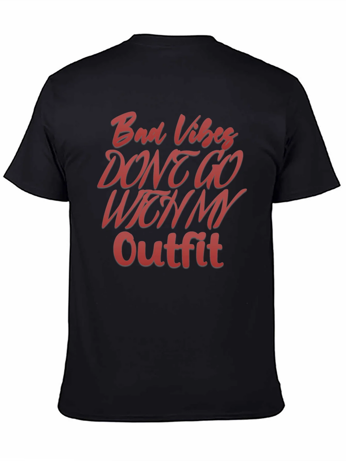 Bad Vibes Outfit T-Shirt - Stylish Graphic Tee product image 4
