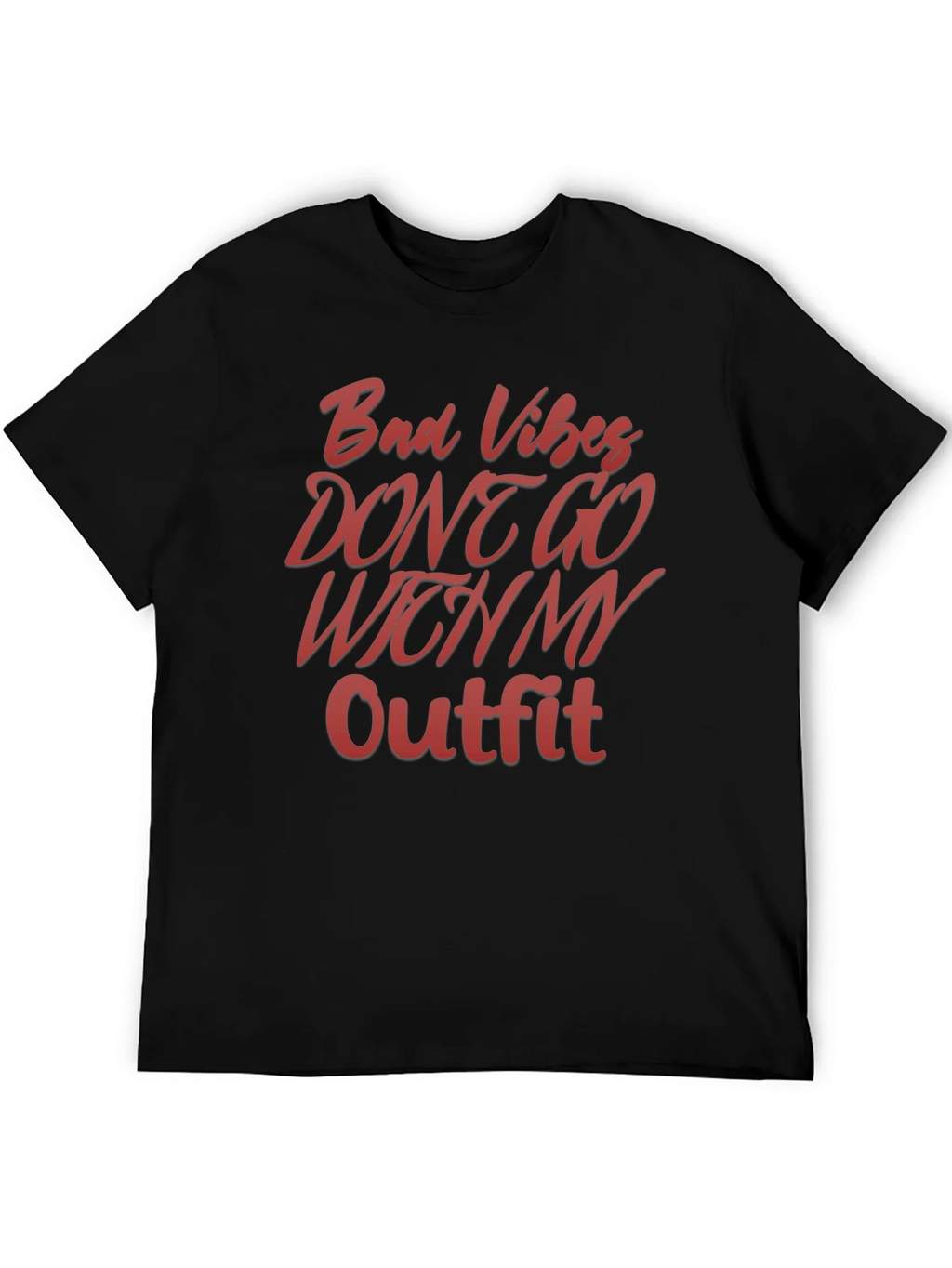 Bad Vibes Outfit T-Shirt - Stylish Graphic Tee product image 5