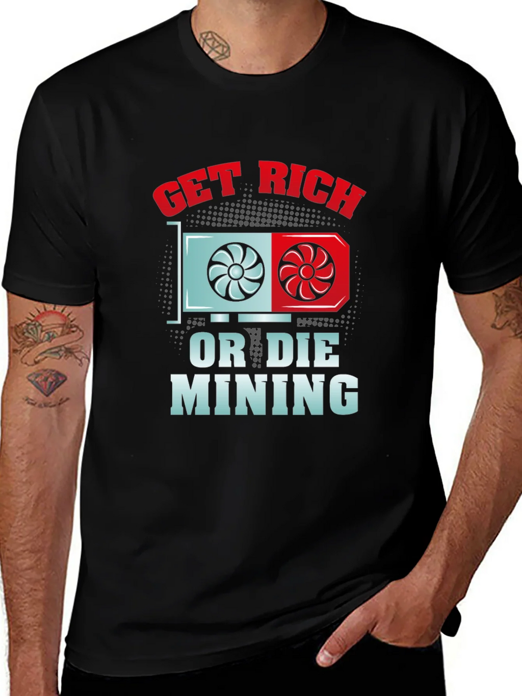 Get Rich or Die Mining T-Shirt product image 1