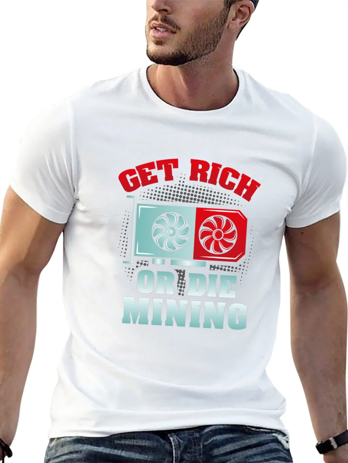 Get Rich or Die Mining T-Shirt product image 12