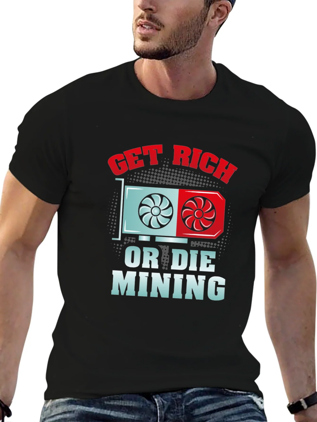 Get Rich or Die Mining T-Shirt product image 6