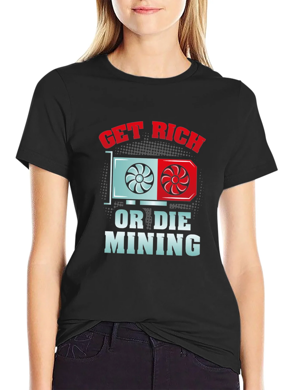 Get Rich or Die Mining T-Shirt product image 2