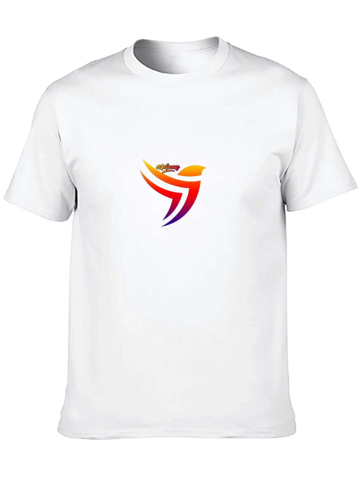 Modern Bird Logo Black T-Shirt product image 5
