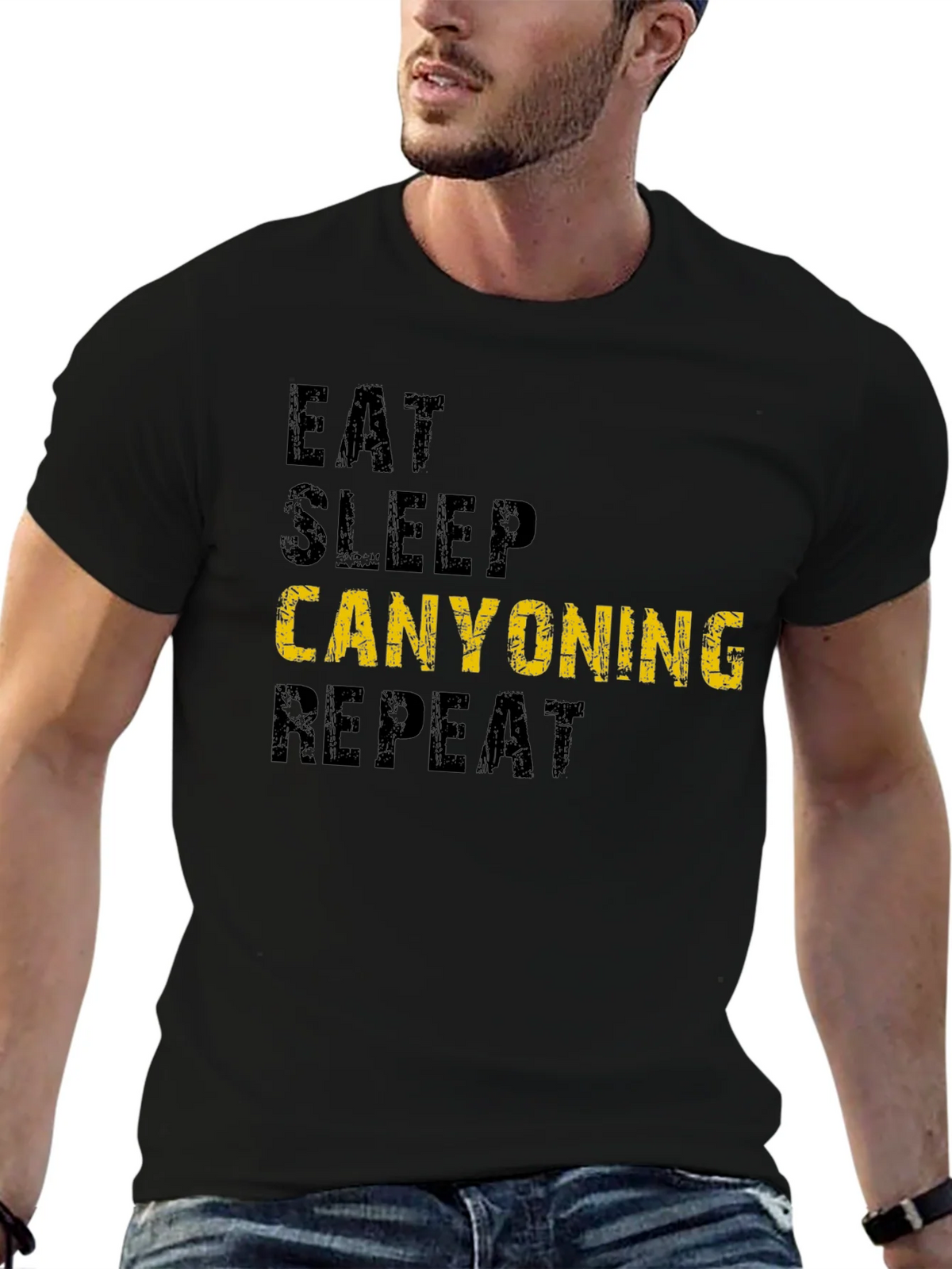 Eat Sleep Canyoning Repeat T-Shirt product image 6