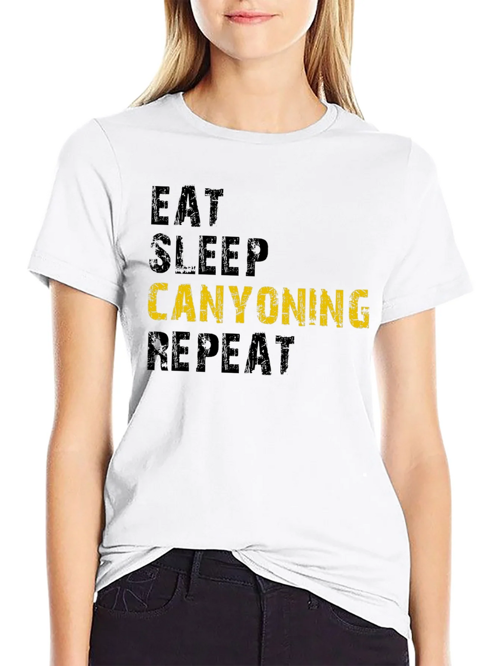 Eat Sleep Canyoning Repeat T-Shirt product image 8