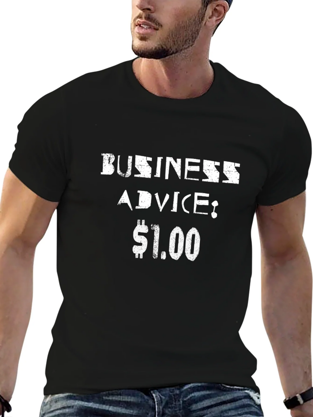 Business Advice $1.00 Black T-Shirt product image 6