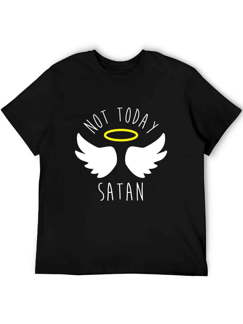 Not Today Satan Graphic Tee product image 3