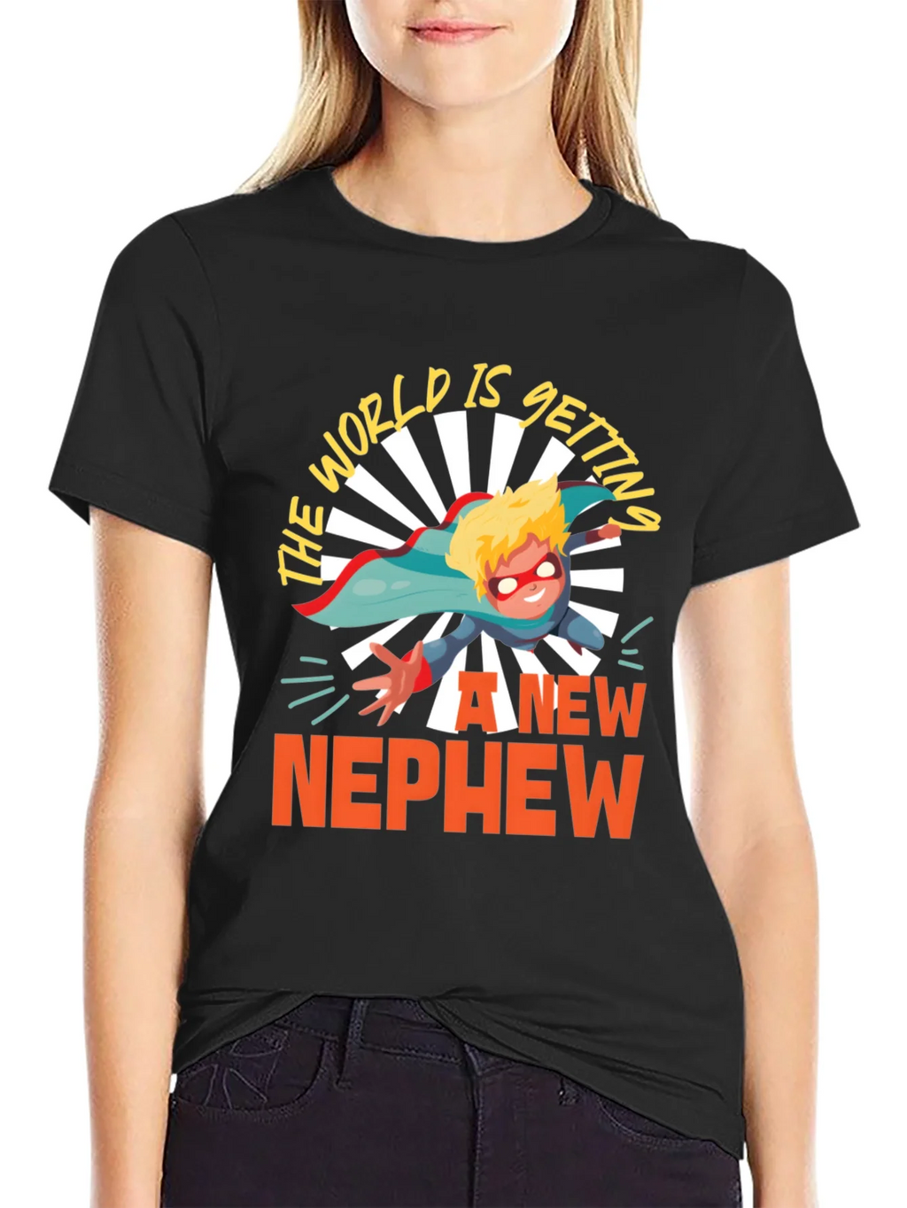New Nephew T-Shirt Superhero Gift product image 2