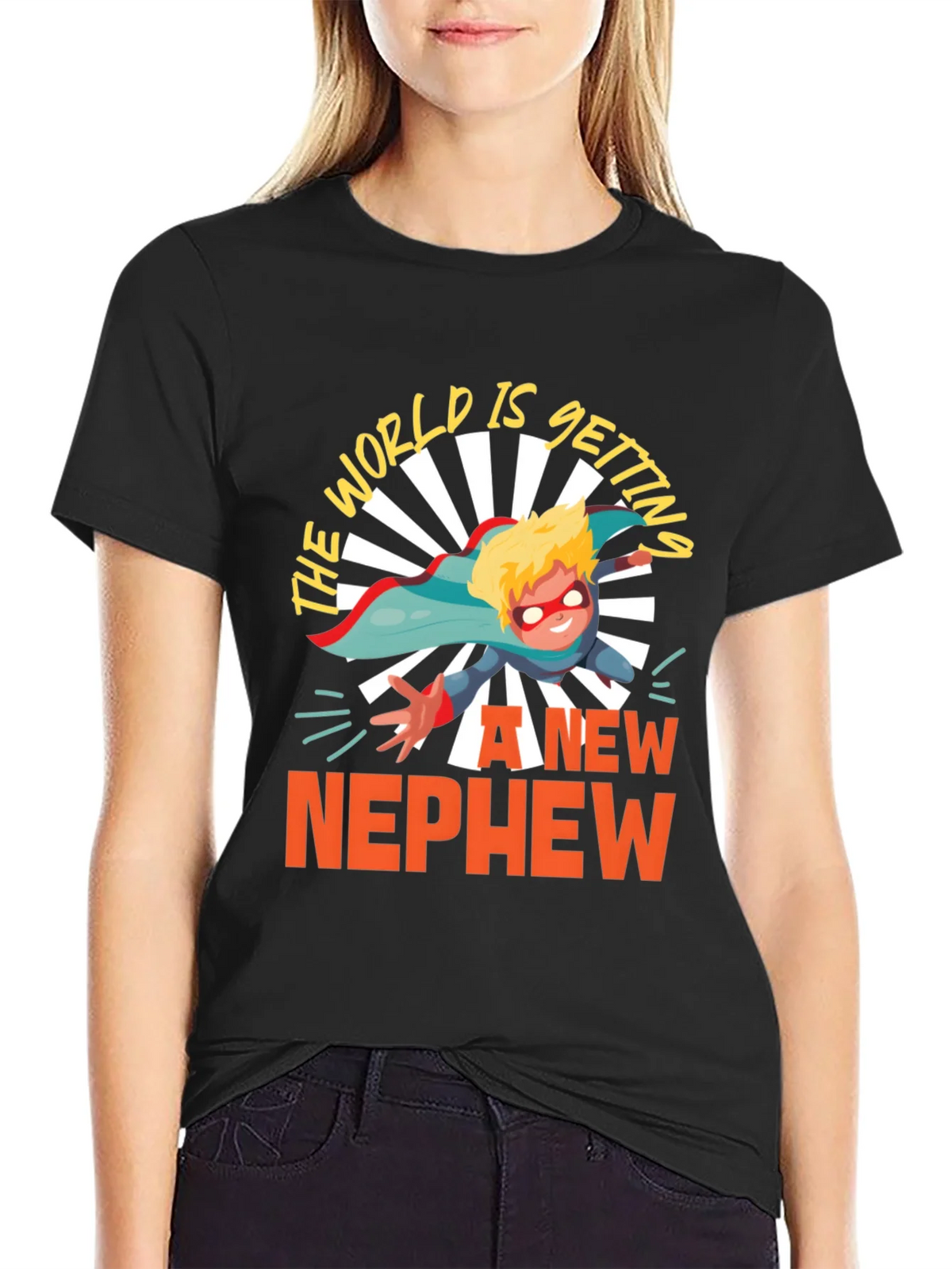 New Nephew T-Shirt Superhero Gift product image 2