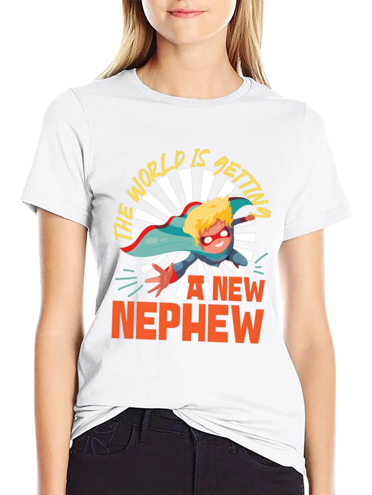 New Nephew T-Shirt Superhero Gift product image 8