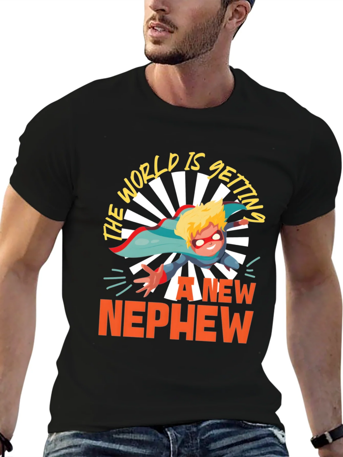 New Nephew T-Shirt Superhero Gift product image 6