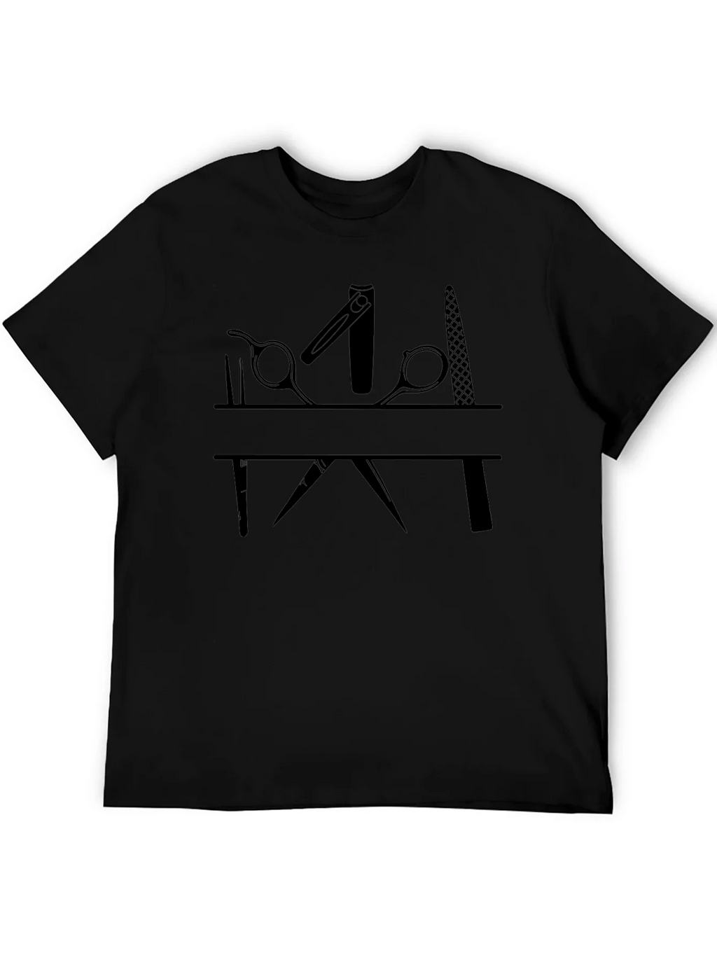 Barber Tool Graphic Tee - Stylish Black T-Shirt for Barbers product image 5