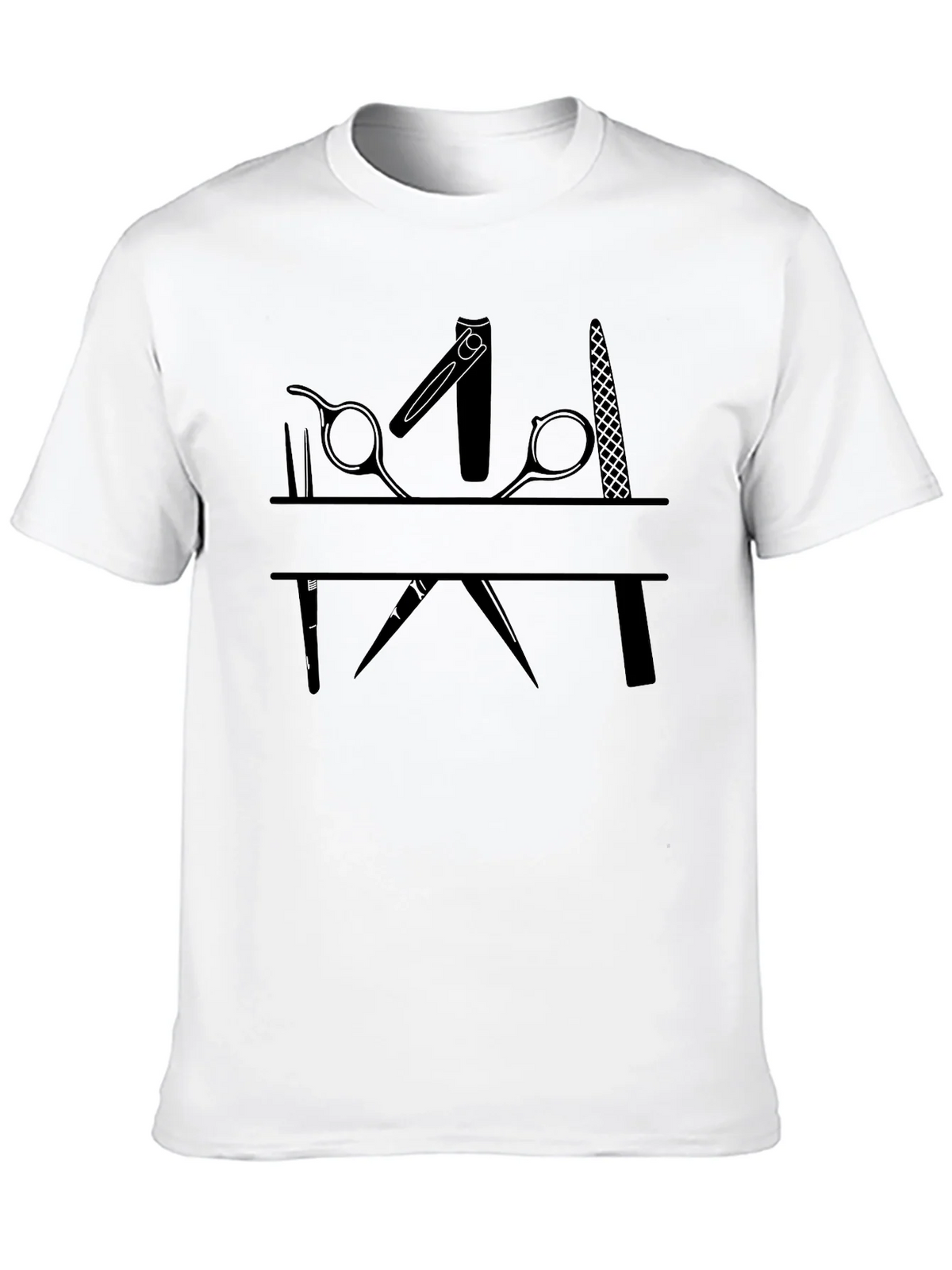 Barber Tool Graphic Tee - Stylish Black T-Shirt for Barbers product image 9