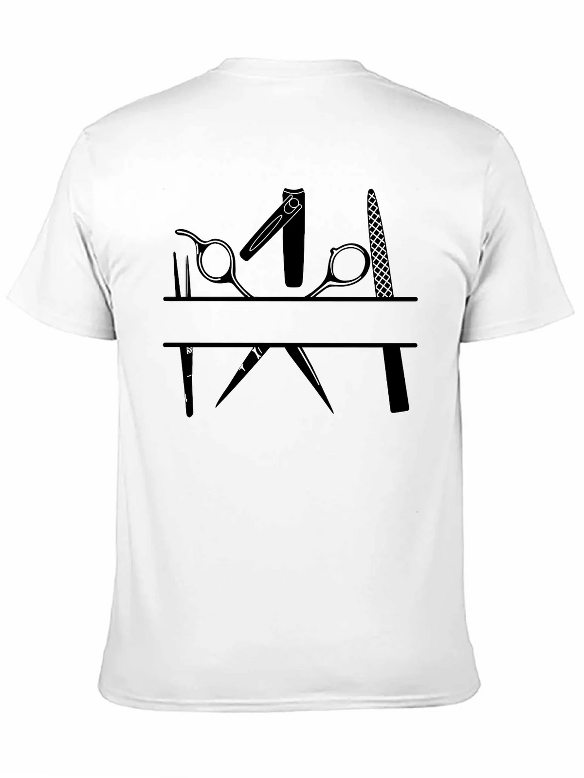 Barber Tool Graphic Tee - Stylish Black T-Shirt for Barbers product image 10