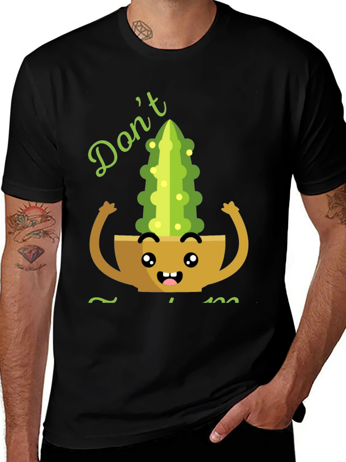 Funny Cactus Pun T-Shirt - Dont Succ Me product image 1