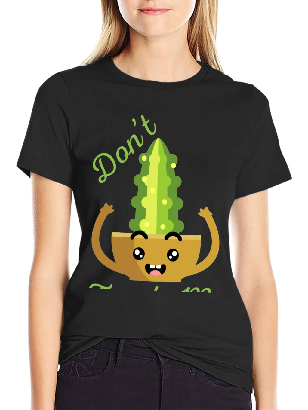 Funny Cactus Pun T-Shirt - Dont Succ Me product image 2