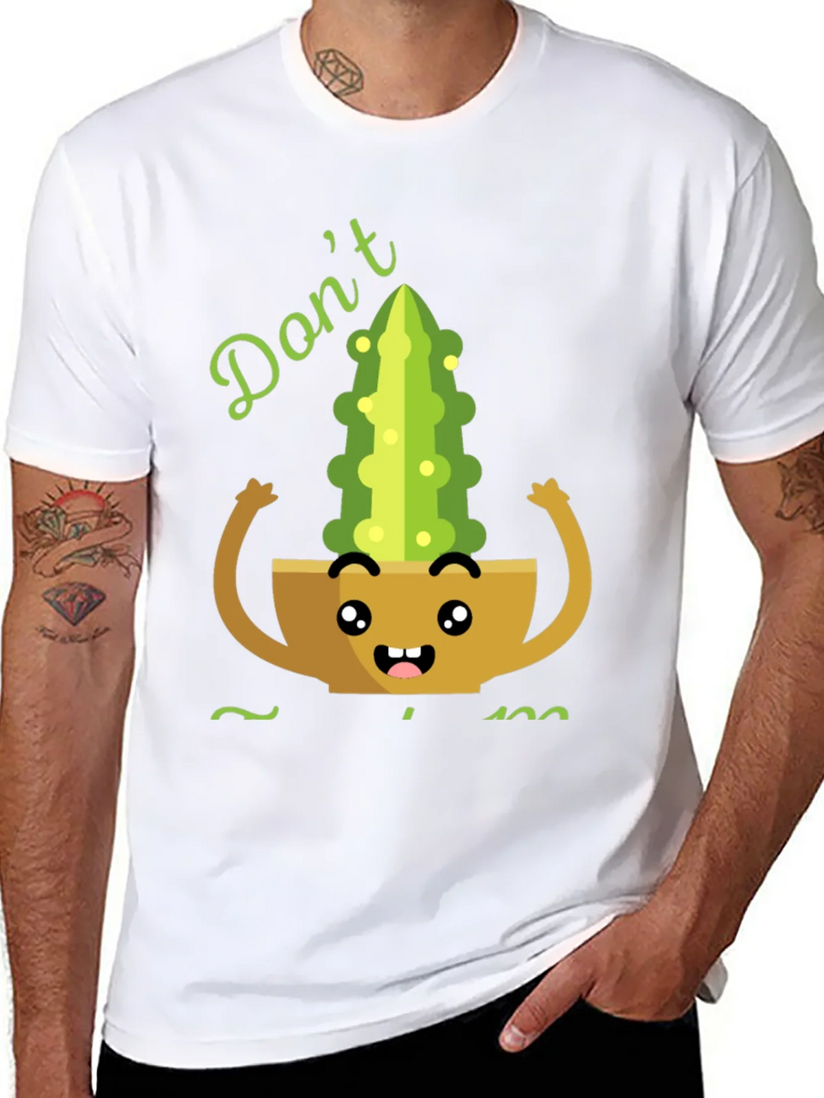 Funny Cactus Pun T-Shirt - Dont Succ Me product image 7