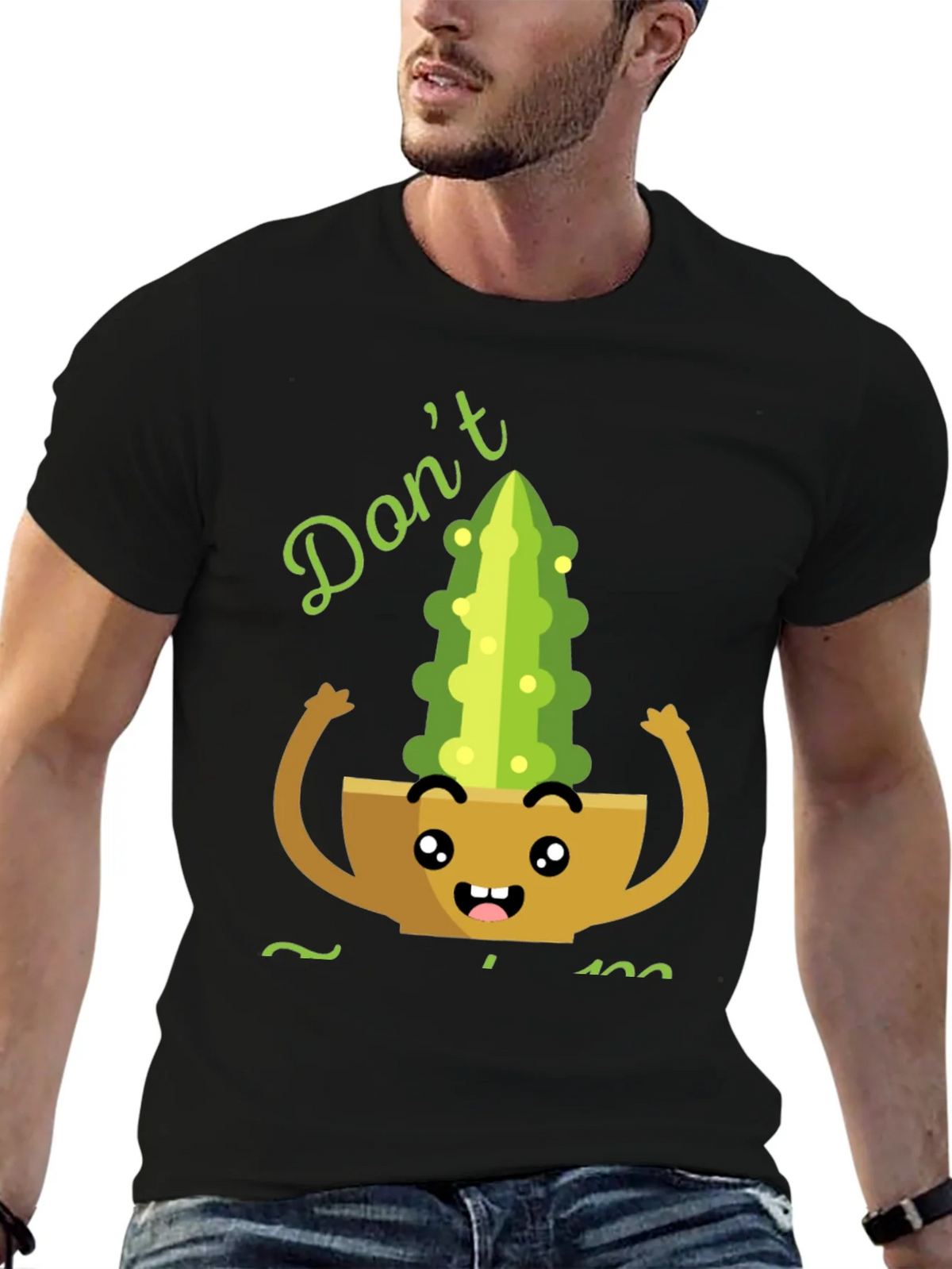 Funny Cactus Pun T-Shirt - Dont Succ Me product image 6