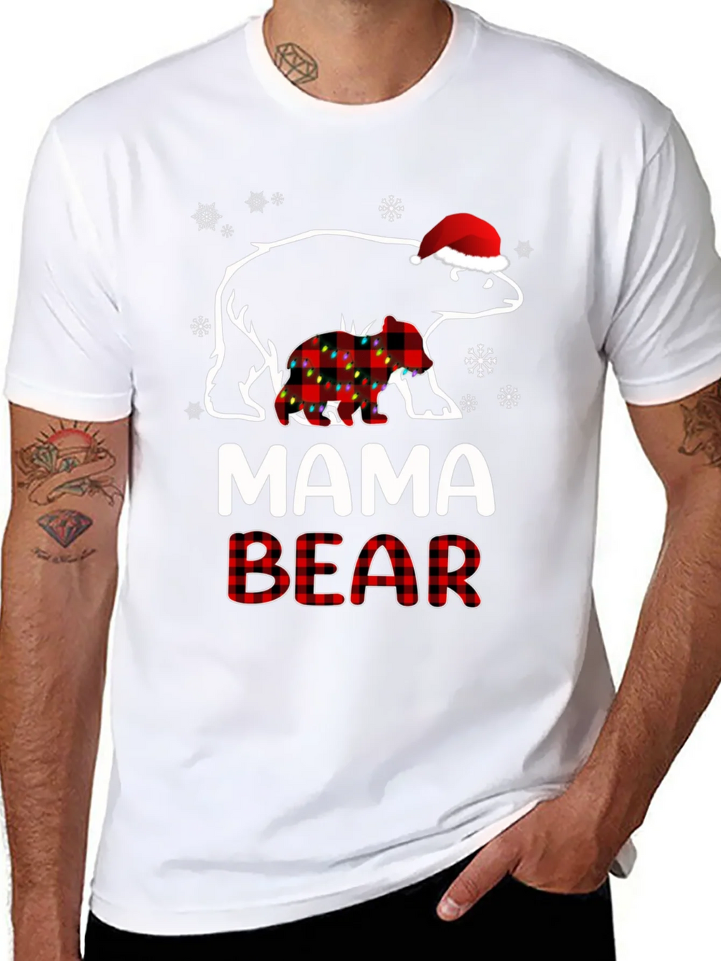 Mama Bear Christmas T-Shirt