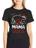 Mama Bear Christmas T-Shirt