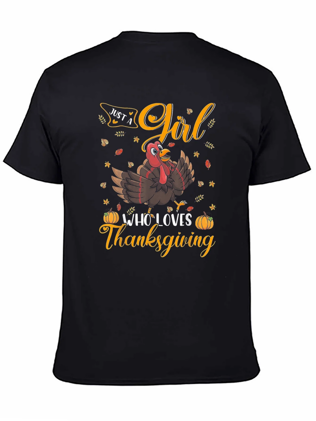 Thanksgiving Girl Turkey T-Shirt product image 4