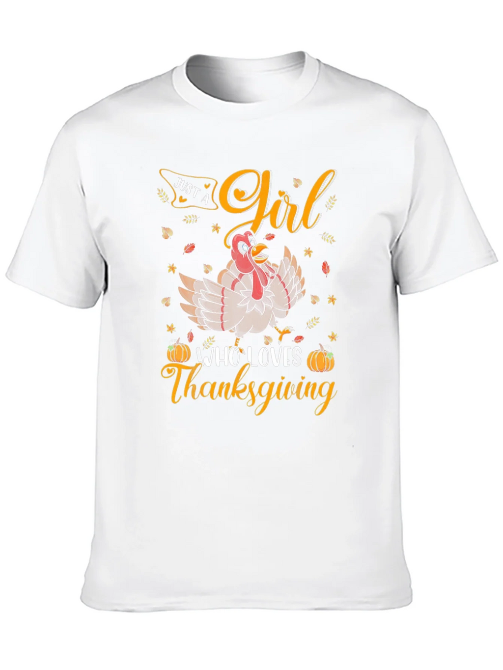 Thanksgiving Girl Turkey T-Shirt product image 9