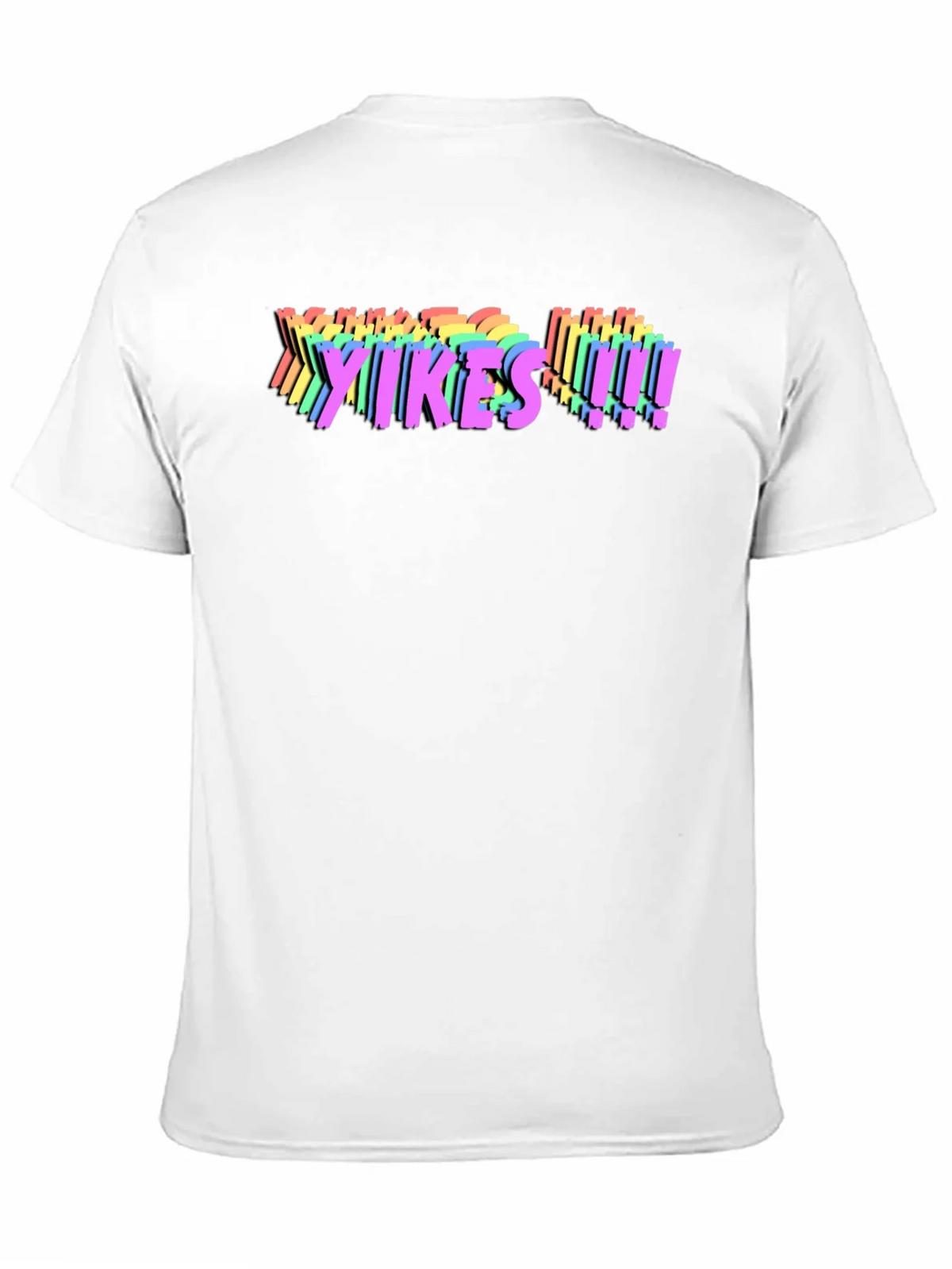 Yikes! Rainbow Graphic T-Shirt - Bold Statement Tee product image 10