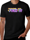 Yikes! Rainbow Graphic T-Shirt - Bold Statement Tee product image 1
