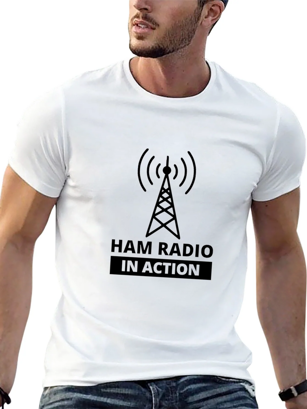 Ham Radio In Action Graphic T-Shirt product image 12