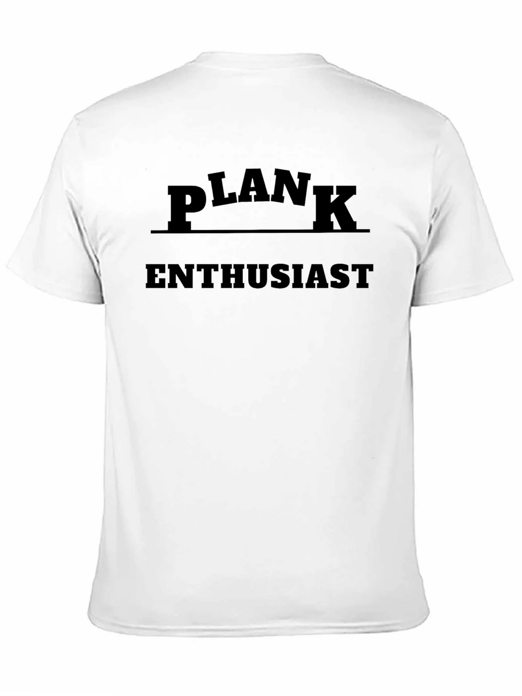 Plank Enthusiast Black T-Shirt product image 10