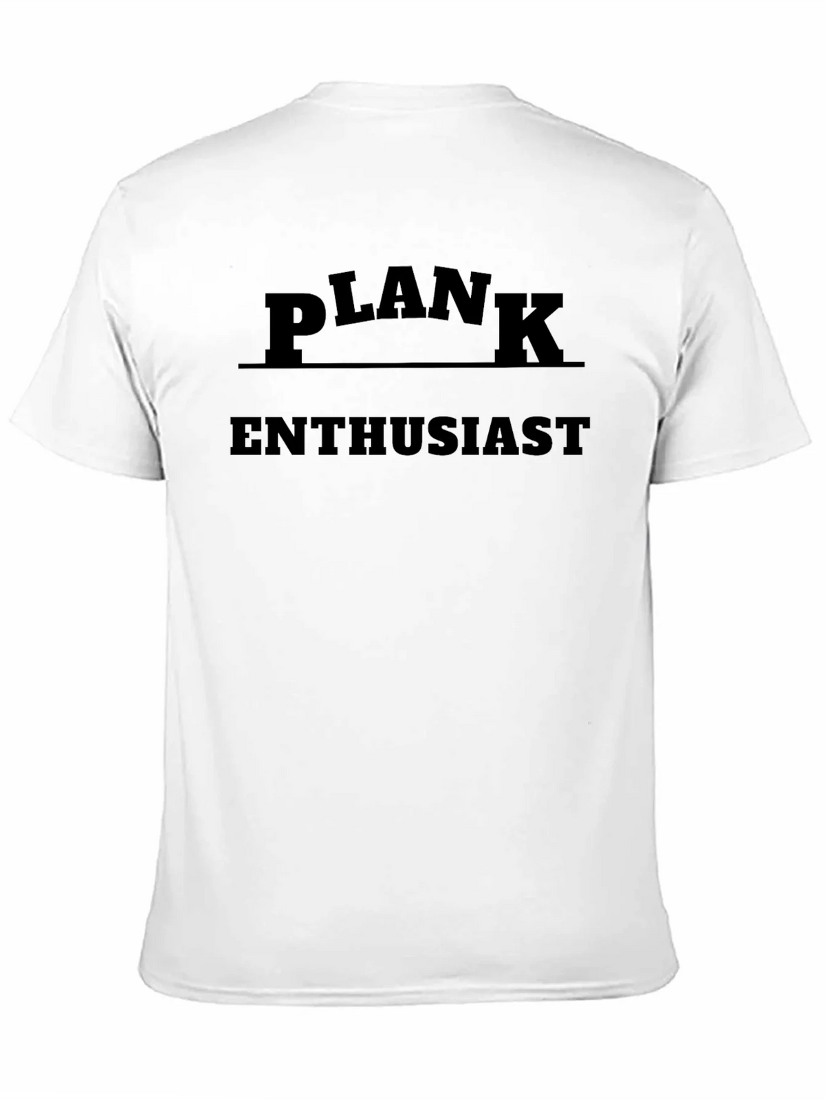 Plank Enthusiast Black T-Shirt product image 10