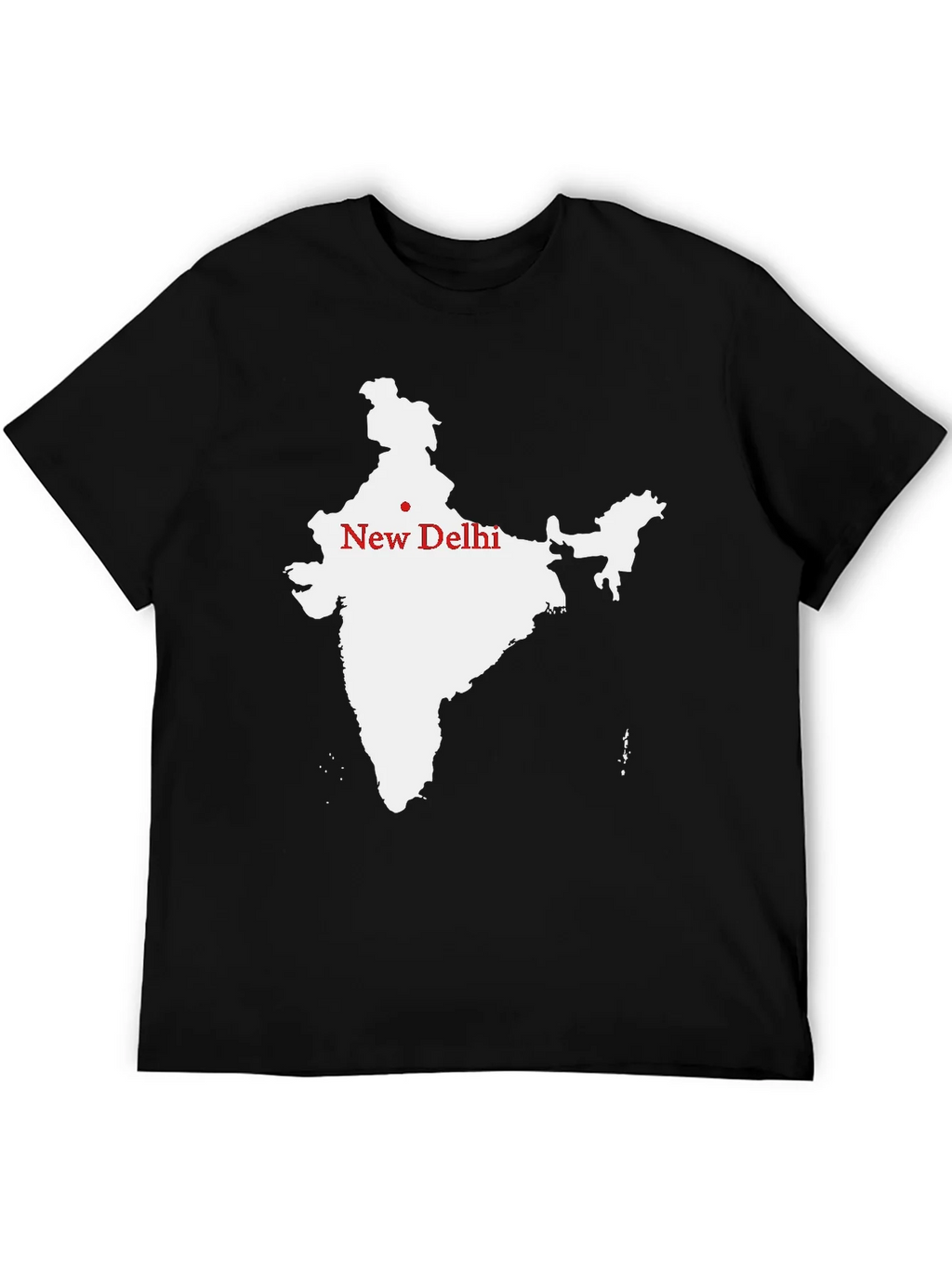 India Map T-Shirt - New Delhi Graphic Tee product image 5
