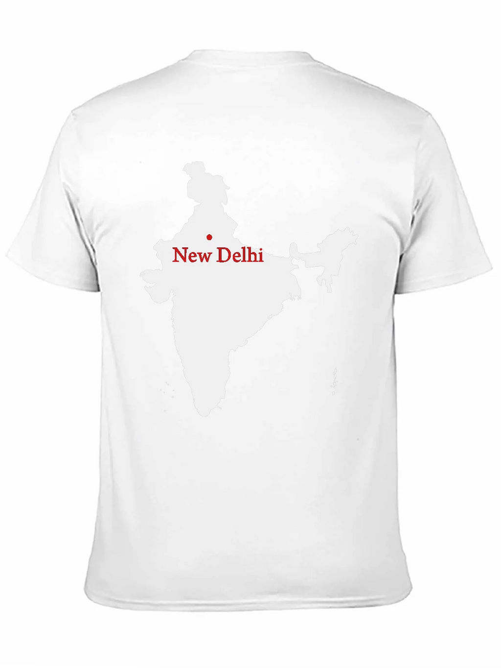 India Map T-Shirt - New Delhi Graphic Tee product image 10