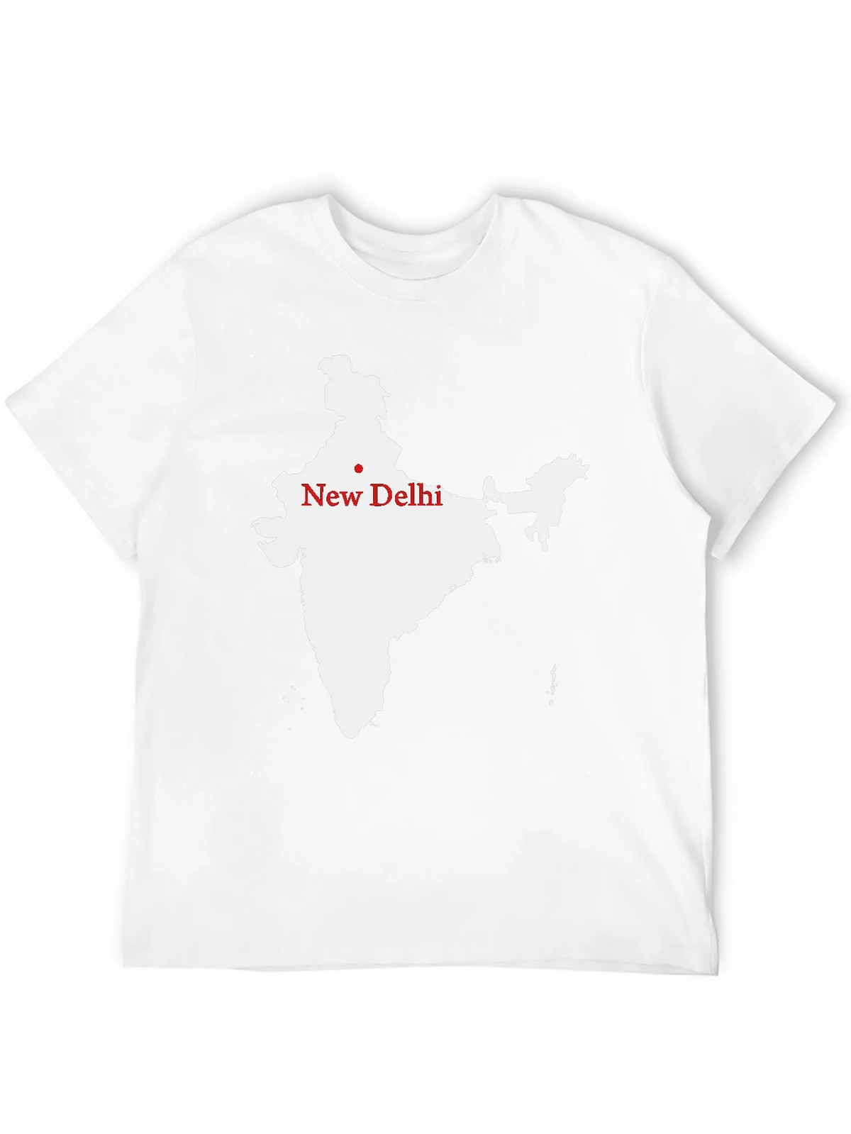 India Map T-Shirt - New Delhi Graphic Tee product image 11